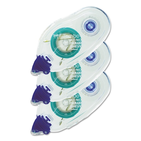 Tombow Mono Adhesives/Glues, Clear, Cartridge 3 PK 62207